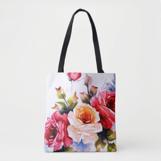 Tas Rood- en Cream-Rozen (Voorkant)