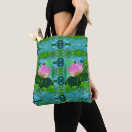 Tas - Roze Lotus Abstract