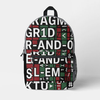 Tas Rugzak Schoudertas met typografie