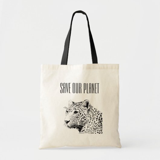 Tas - Save Our Planet - Luipaard (Voorkant)