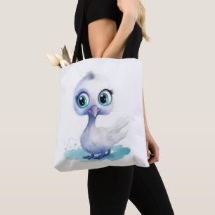 Tas, Schattelijke Witte Eend Tote Bag