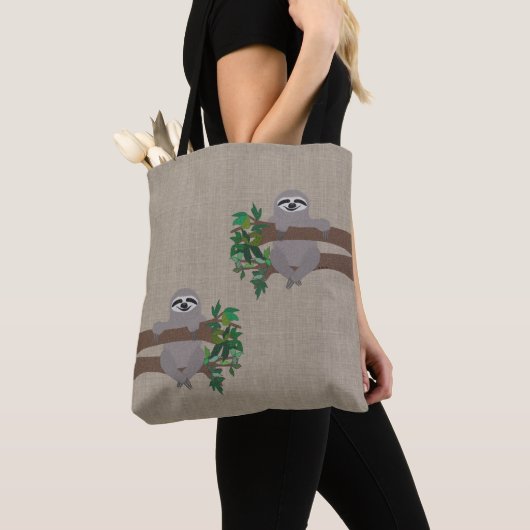 Tas Sloth Allover (Dichtbij)