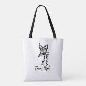 Tas Team Bruid | Vintage Ontwerp met Schets Korset (Achterkant)