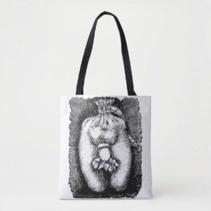 Tas Tekening Graphic Art Acorn Lucky Clover Sack