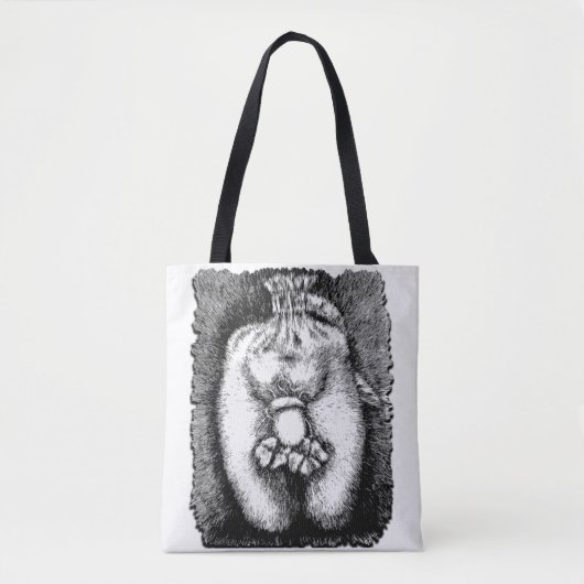 Tas Tekening Graphic Art Acorn Lucky Clover Sack (Voorkant)