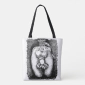 Tas Tekening Graphic Art Acorn Lucky Clover Sack (Achterkant)