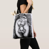Tas Tekening Graphic Art Acorn Lucky Clover Sack (Dichtbij)