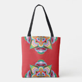 Tas Tiger Dragon Mandala Shoulder (2 Sizes) (Achterkant)