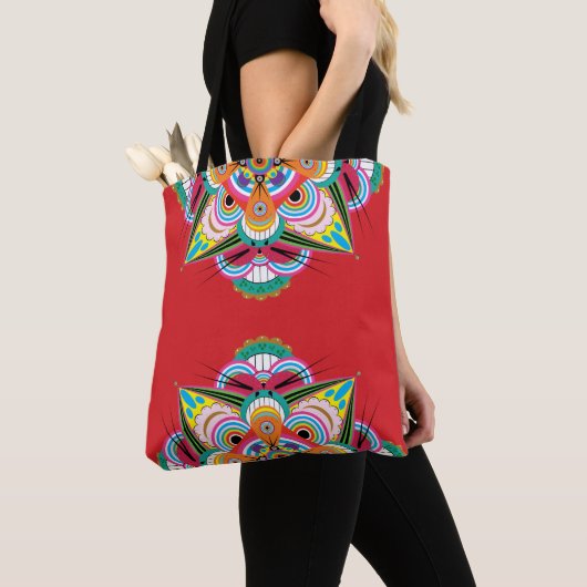 Tas Tiger Dragon Mandala Shoulder (2 Sizes) (Dichtbij)