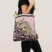 Tas Tiger Print and Mauve and Ivory Flowers (Dichtbij)