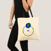 Tas Tote Humor Wereld Draait Om Mij (Voorkant (product))