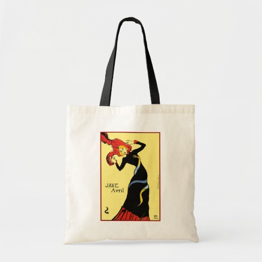 Tas: Toulouse Lautrec - Jane Avril Tote Bag (Voorkant)