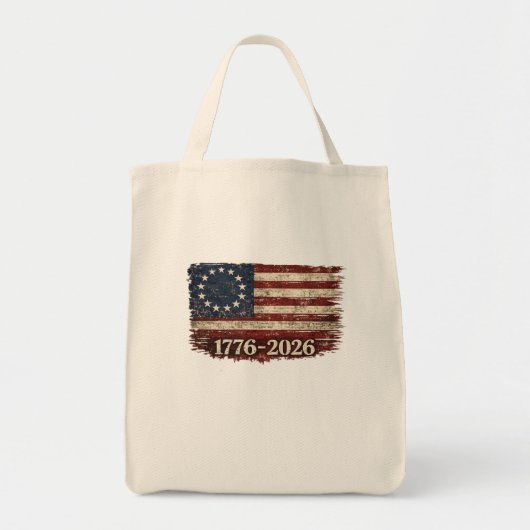 Tas trots met USA 250ste verjaardag ontwerp (Voorkant)