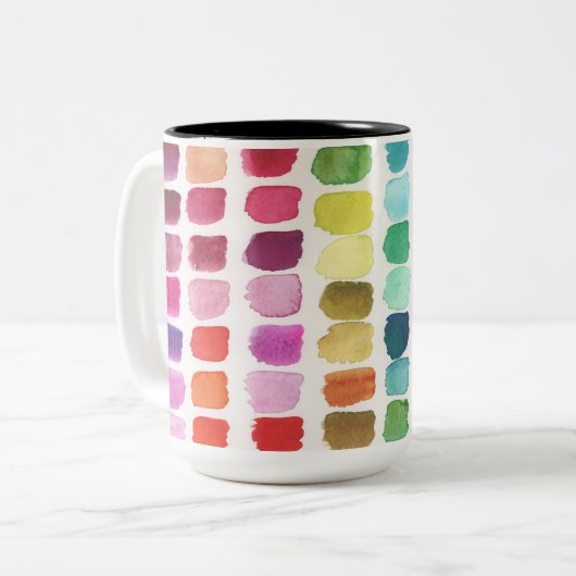Tas Tweekleurige Koffiemok (Voorkant links)