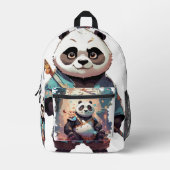Tas Type: Print Cut Naai Rugzak Panda (Voorkant)
