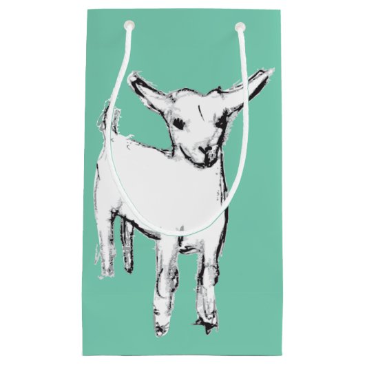 Tas uw tas met cadeau voor geit klein cadeauzakje (Voorkant)