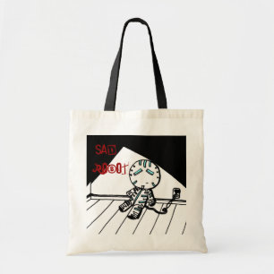 Tas van bedroefde robot