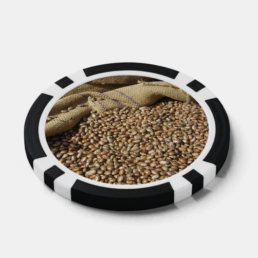 Tas van bonen pokerchips (Enkel)