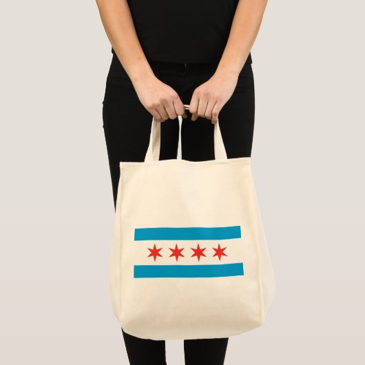 Tas van Chicago Flag Grocery (Voorkant (product))