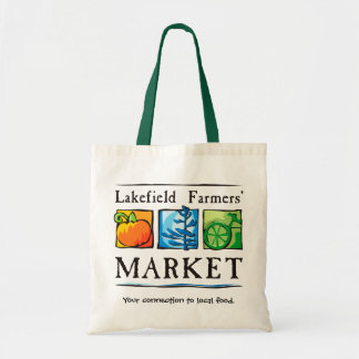 Tas van de markt van de landbouwers van Lakefield