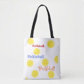 Tas van de pickleball whiffels (Voorkant)