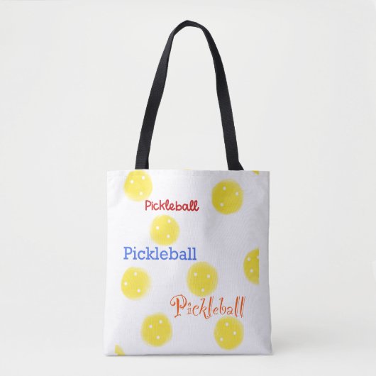 Tas van de pickleball whiffels (Voorkant)