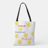 Tas van de pickleball whiffels (Achterkant)