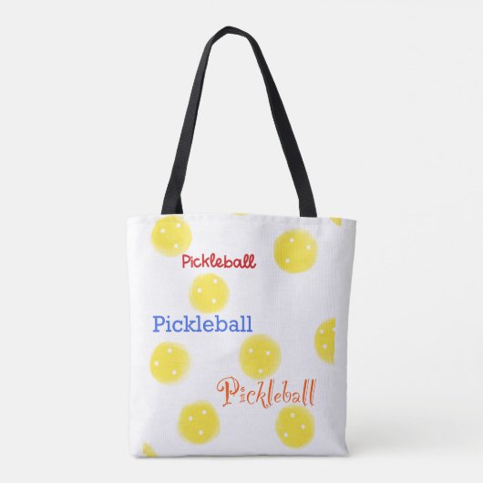 Tas van de pickleball whiffels (Achterkant)