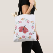 Tas van Floral Butterfly (Dichtbij)