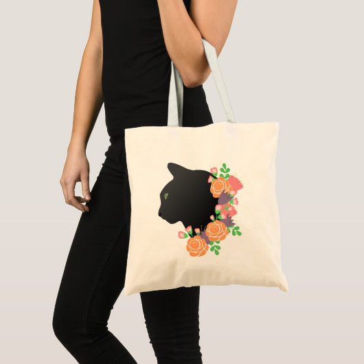 Tas van Floral Cat (Voorkant (product))