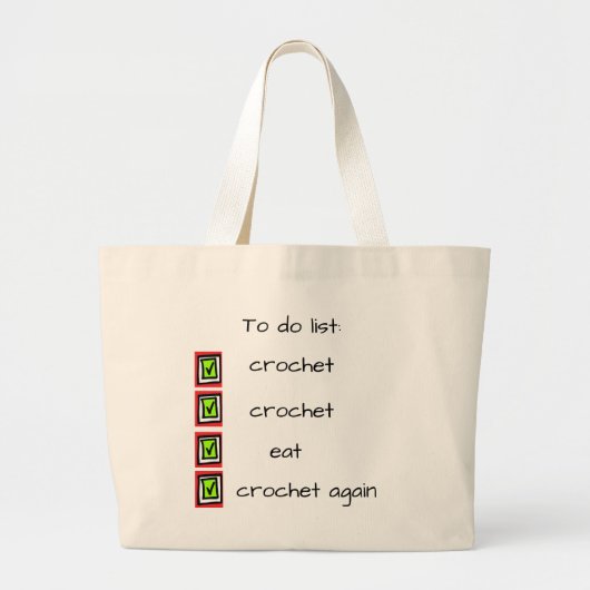 tas van gehaakte liefhebbers (Voorkant)