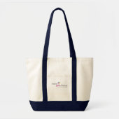Tas van grote marin Girls Chorus canvas (Voorkant)
