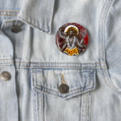 Tas van Heer Bhairava Ronde Button 5,7 Cm (In situ)