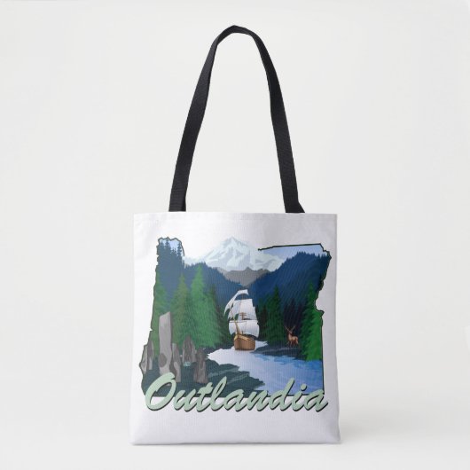 Tas van het Outlandia-Logo - Schouder (Voorkant)