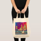Tas van Jersey City Skyline (Voorkant (product))