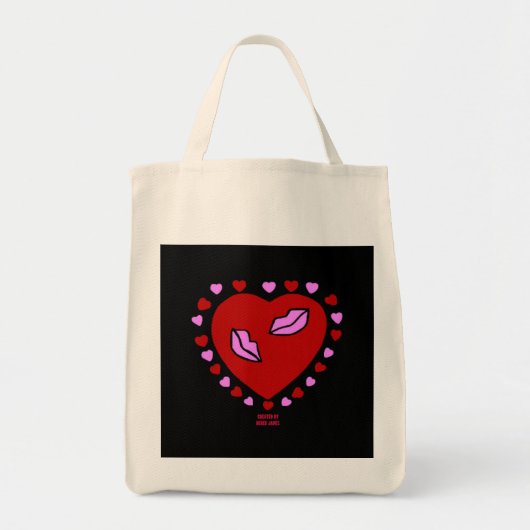 Tas van loffy Heart Kisses Grocery (Voorkant)