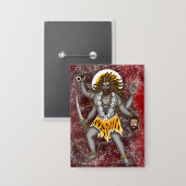 Tas van Lord Bhairava Button (Voorkant / Achterkant)