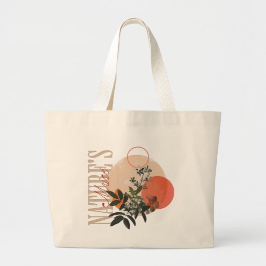 Tas van Nature's Muse bloemmotief (Voorkant)