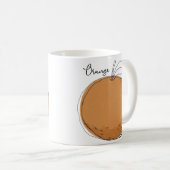 Tas van Oranje vruchten Koffiemok (Voorkant rechts)