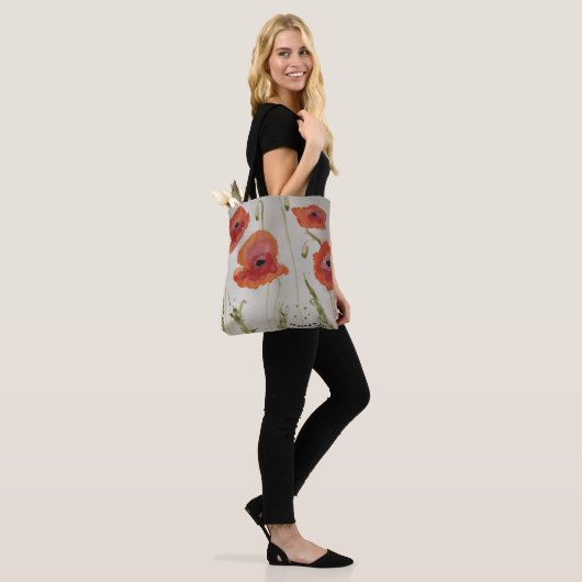 Tas van papaver (Op model)