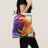 Tas van regenboogRoos (Dichtbij)