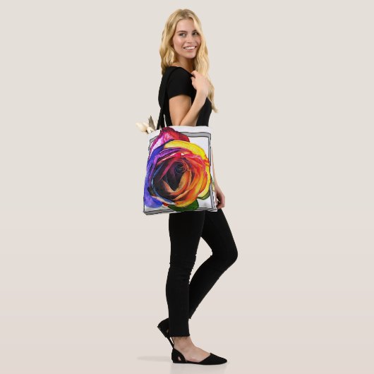 Tas van regenboogRoos (Op model)