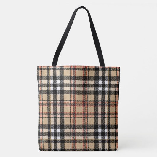 Tas van Scottish Brown Plaid (Voorkant)