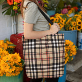 Tas van Scottish Brown Plaid