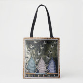 Tas van TINDR'S BEES All-Over-Print Schouder (Voorkant)