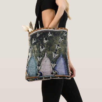 Tas van TINDR'S BEES All-Over-Print Schouder