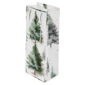 Tas van tropische papegaaienwijn wijn cadeautas (Voorkant Gekanteld)