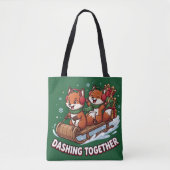 Tas van Vos met Kerst | Samen Hollen (Voorkant)