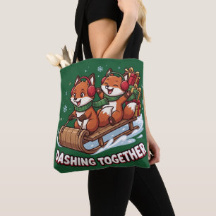 Tas van Vos met Kerst Samen Hollen