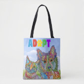Tas voor adoptie van honden en katten (Voorkant)